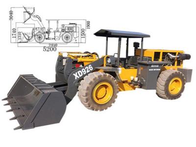 Máy xúc lật chui hầm model XD926